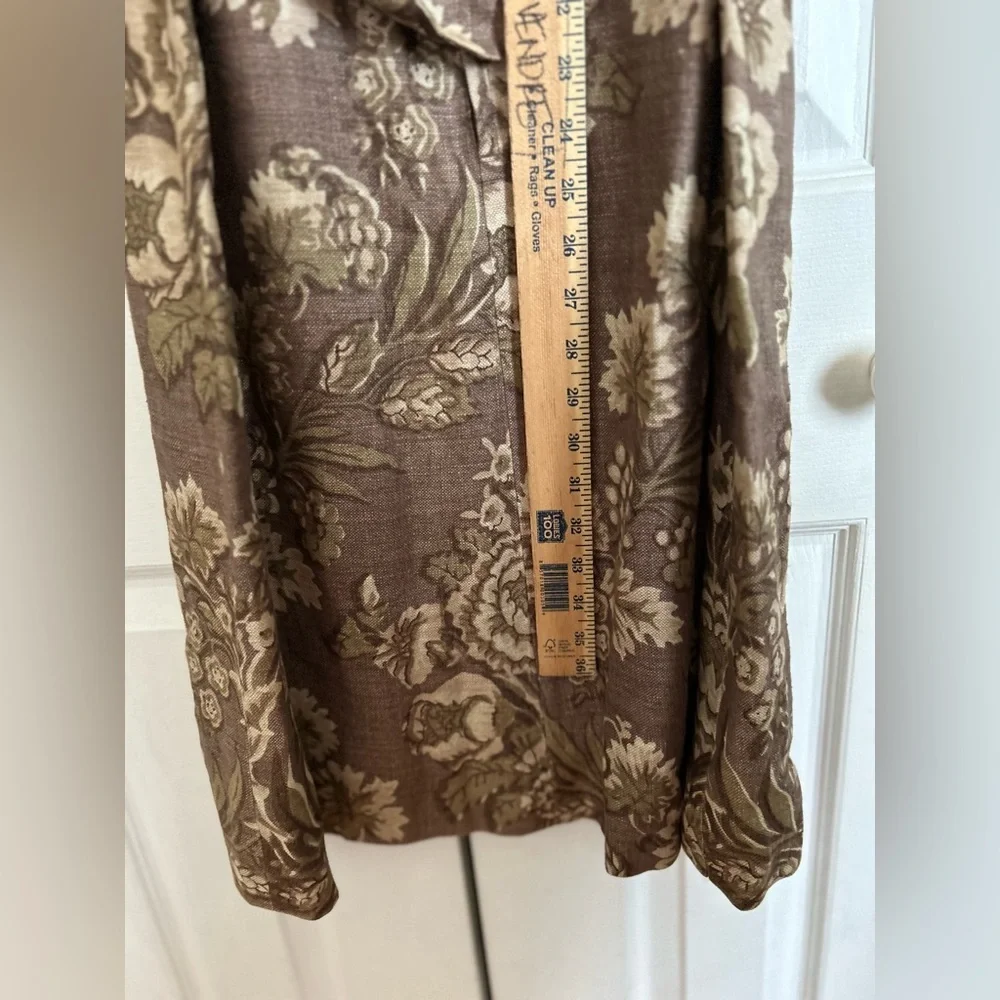 Vintage 50s linen sheath dress - Picture 11 of 16